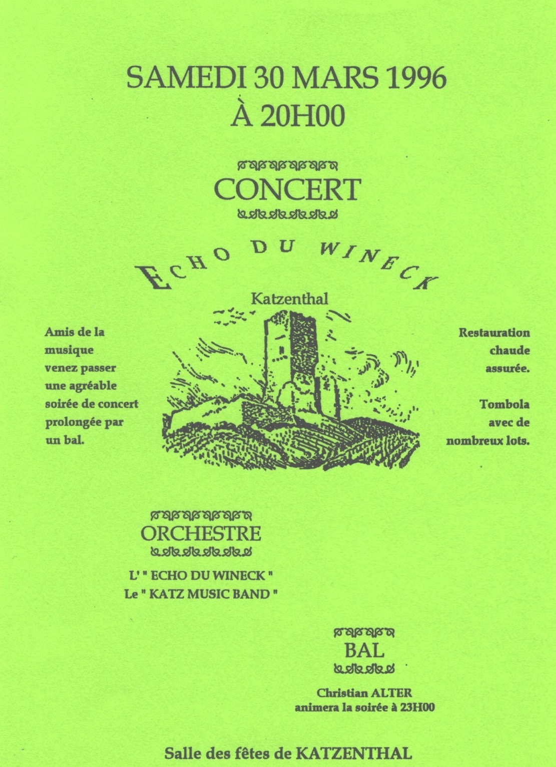 Affiche de bal